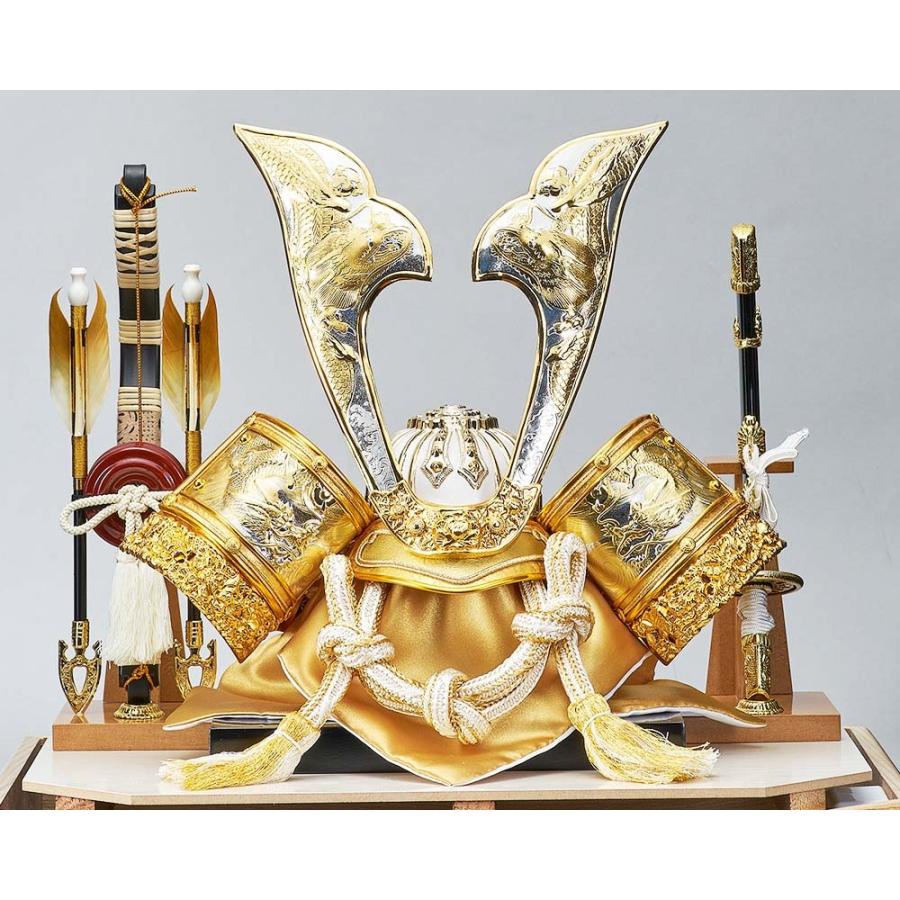 五月人形 5月人形 兜飾り ケース飾り 六角 東山 オーク おしゃれ お洒落 かっこいい コンパクト 22 5nami21 215 705 雛人形 五月人形 販売 通販の陣屋 通販 Yahoo ショッピング