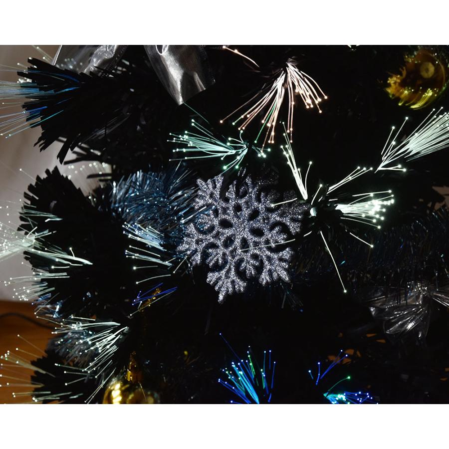 クリスマス クリスマスツリー 飾り ファイバーツリー ブラック 90cm