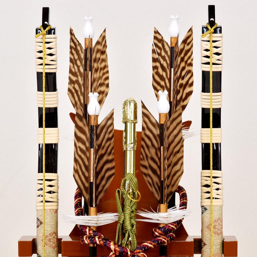 破魔弓 コンパクト 初正月 おしゃれ かわいい 破魔矢 11号 (高さ43cm