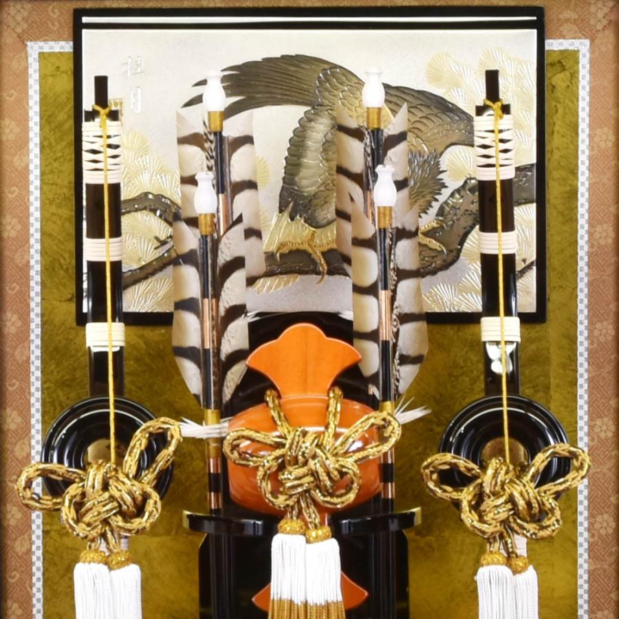 久月 破魔弓 コンパクト 初正月 破魔矢 正月飾り 15号 勇翔 太刀付き