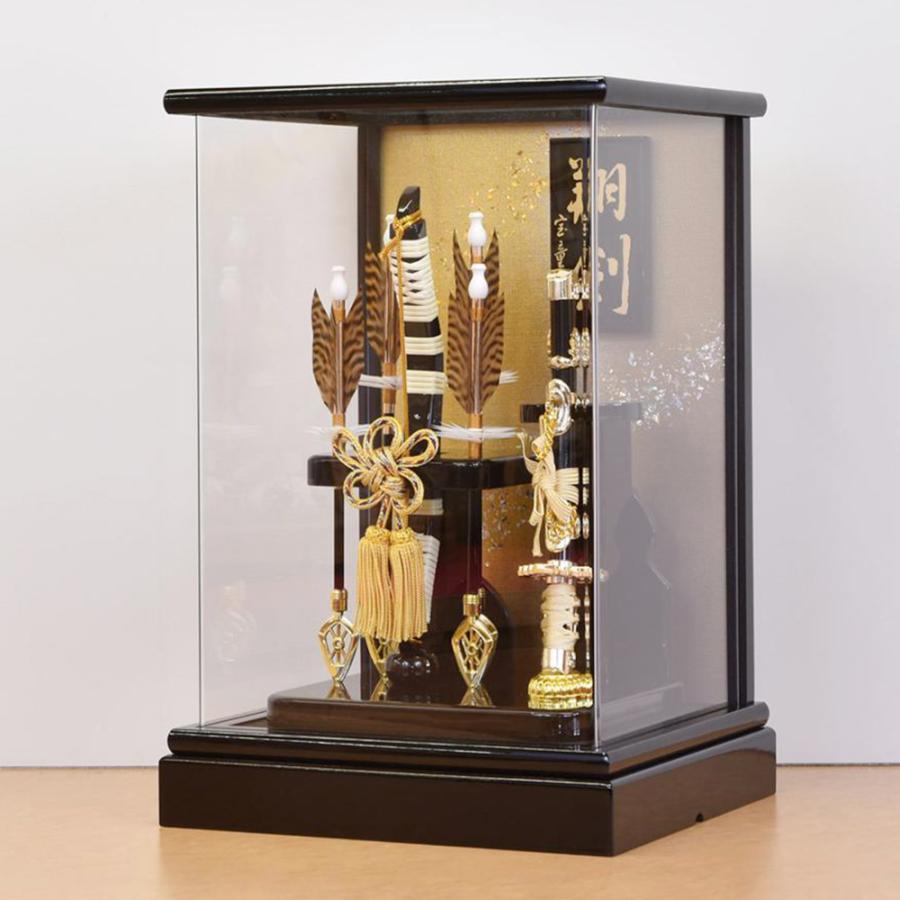 破魔弓 おしゃれ お祝い 8号 ケース飾り 選べるタイプ 破魔矢