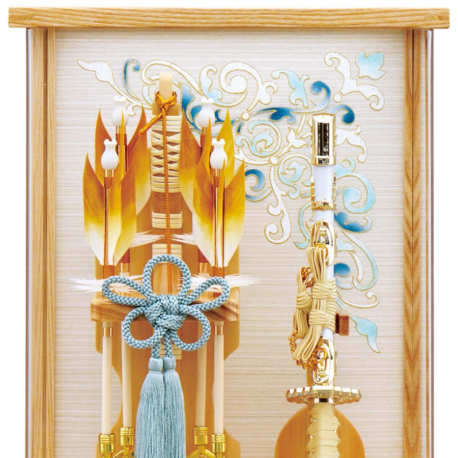 破魔弓 おしゃれ お祝い 8号 ケース飾り 選べるタイプ 破魔矢飾り