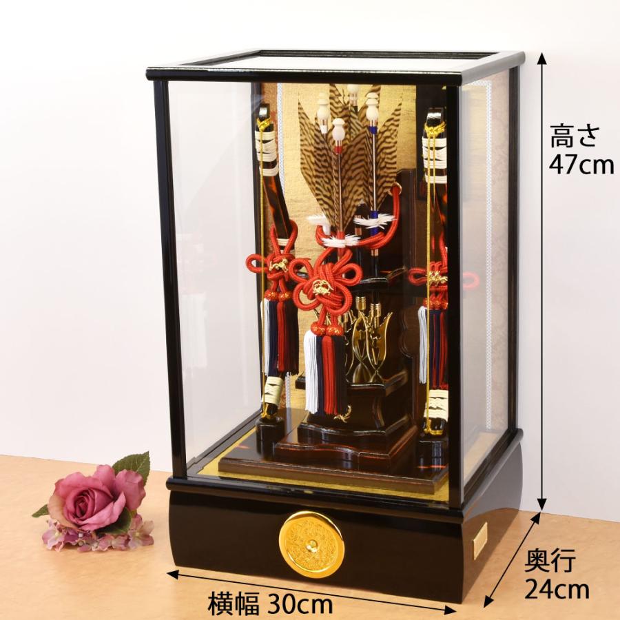 久月 破魔弓 お祝い 10号 四神面取 初正月飾り 魔除け おしゃれ 破魔矢