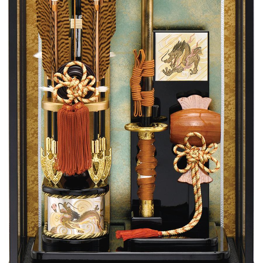 破魔弓 20号 瑞祥 本籐巻木製漆塗弓・二本太刀・竹製網代籠・金箔押矢尻 和飾り 破魔弓 20号 瑞祥 本籐巻木製漆塗弓・二本太刀・竹製網代籠