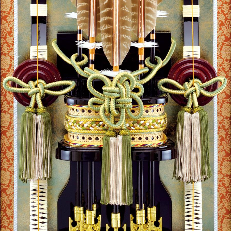 破魔弓 おしゃれ 破魔矢 初正月 お祝い コンパクト オシャレ 緑 正月