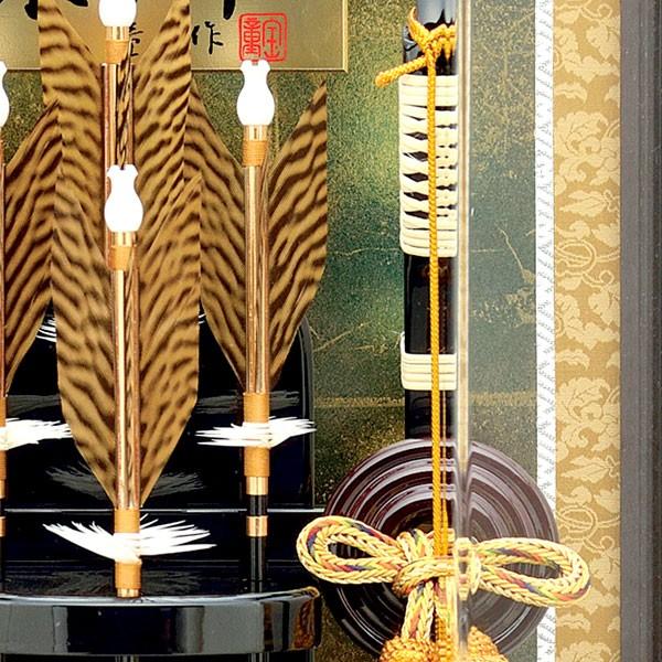 破魔弓 アクリルケース入り 初正月飾り 破魔矢 15号 六角栄輝 お祝い