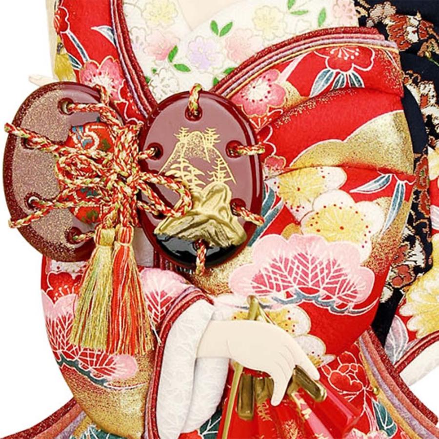 羽子板 単品 お祝い 15号 夢さくら 浅妻 赤 おしゃれ かわいい 可愛い