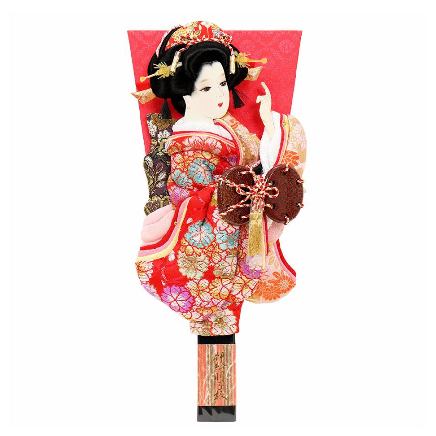 雛人形 五月人形 販売 通販の陣屋羽子板 単品 お祝い 10号 姫振袖 鼓 つづみ 赤 おしゃれ かわいい 可愛い コンパクト モダン 23 お中元