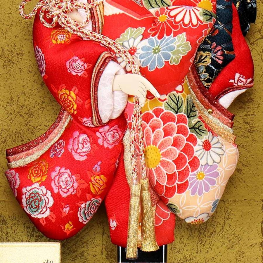 本つげかんざし　羽子板ガラスケース１０号・間口約２７×奥行約２１×高さ約４６㎝ 本つげかんざし 羽子板ガラスケース10号・間口約27×奥行約21×高