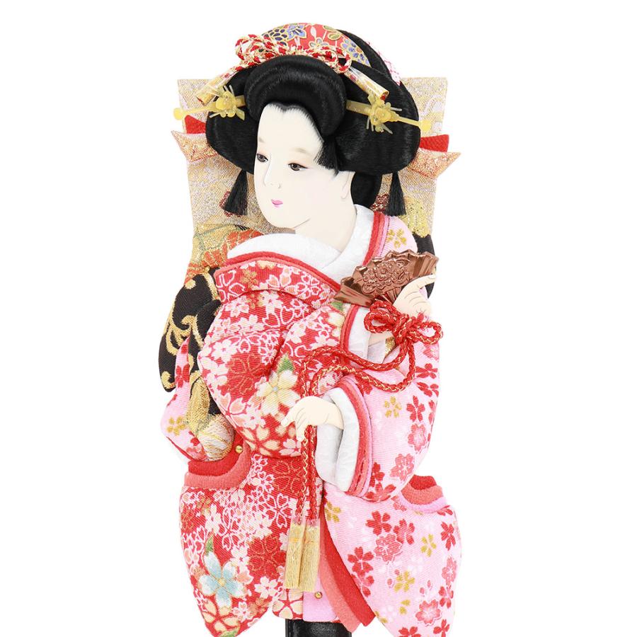 羽子板 単品 お祝い 9号 姫振袖 道成寺 赤 おしゃれ かわいい 可愛い 