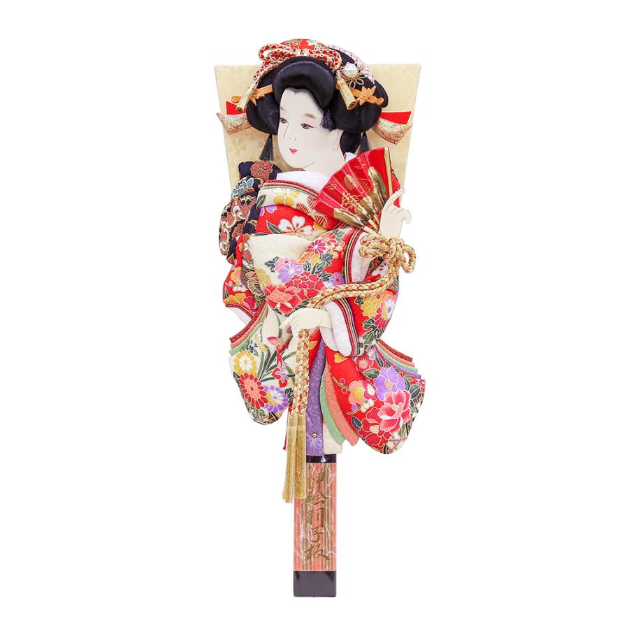 羽子板 単品 お祝い 13号 夢さくら 道成寺 赤 紫 おしゃれ かわいい