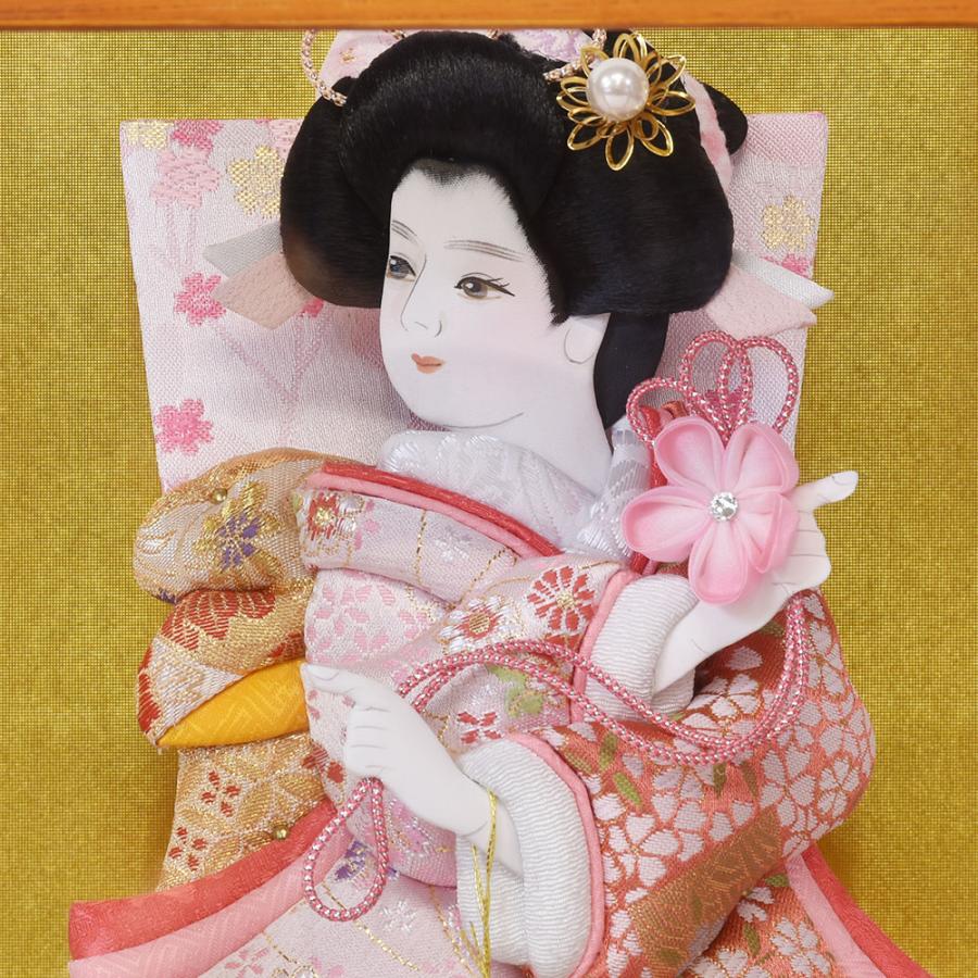 羽子板 久月 お祝いミニ おしゃれ 手作り コンパクト 選べる 振袖 初正月 可愛い 女の子 羽子板飾り はごいた 小さい ミニサイズ インテリア 木目 2024 | 久月 | 06