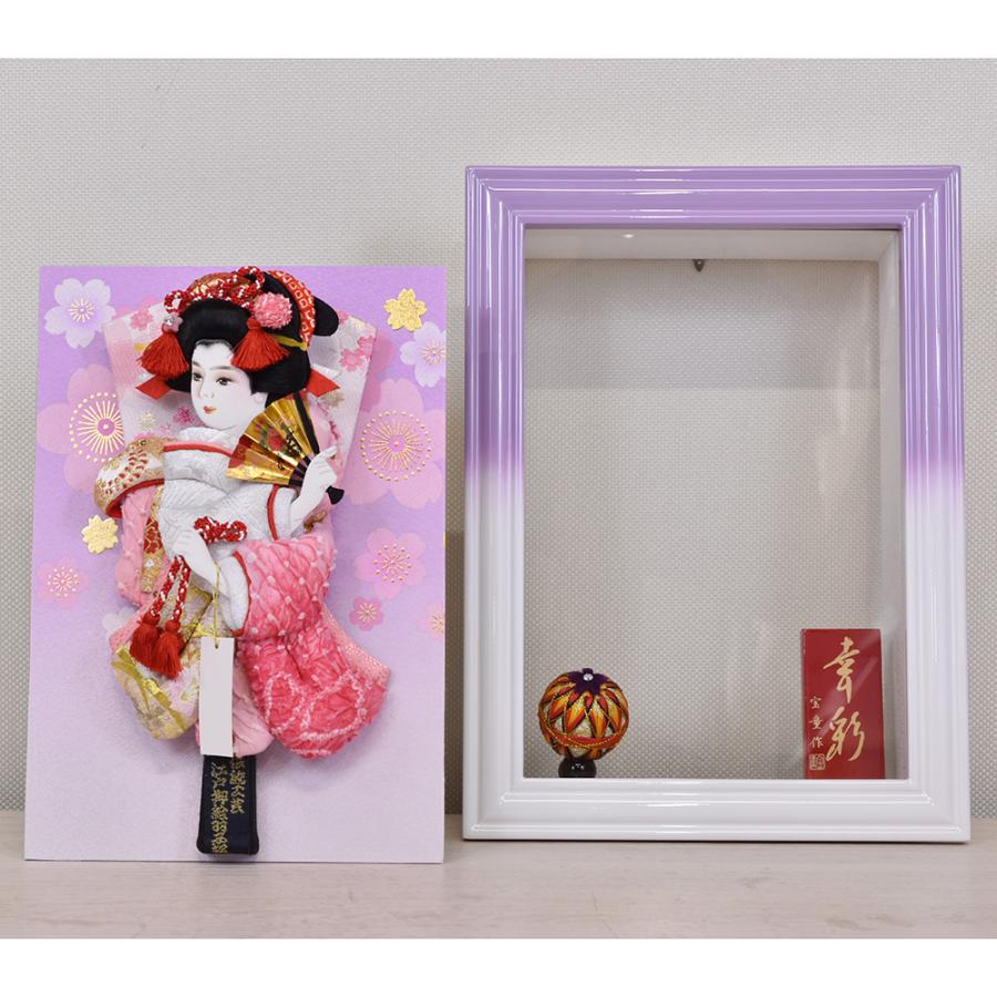 羽子板 お祝い ミニ 押絵羽子 選べる デザイン ガラス ケース飾り 横26