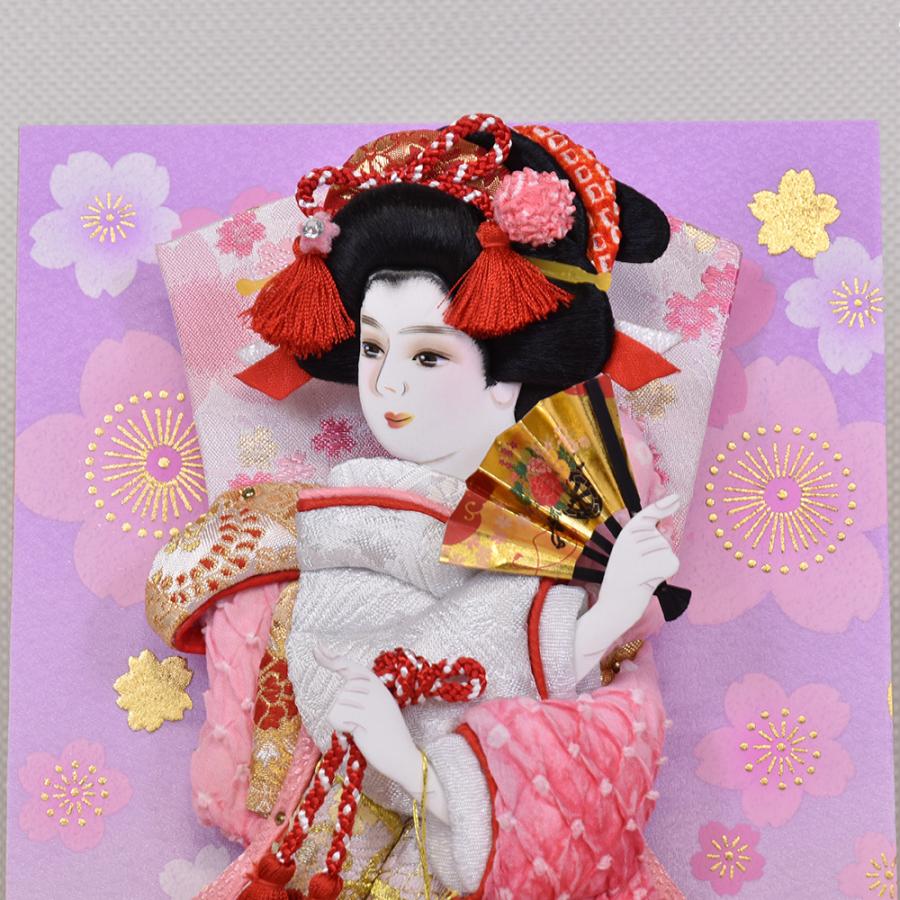 伝統的羽子板人形 ガラスケース付き 羽子板 お祝い ミニ 押絵羽子 選べる デザイン ガラス ケース飾り 横26