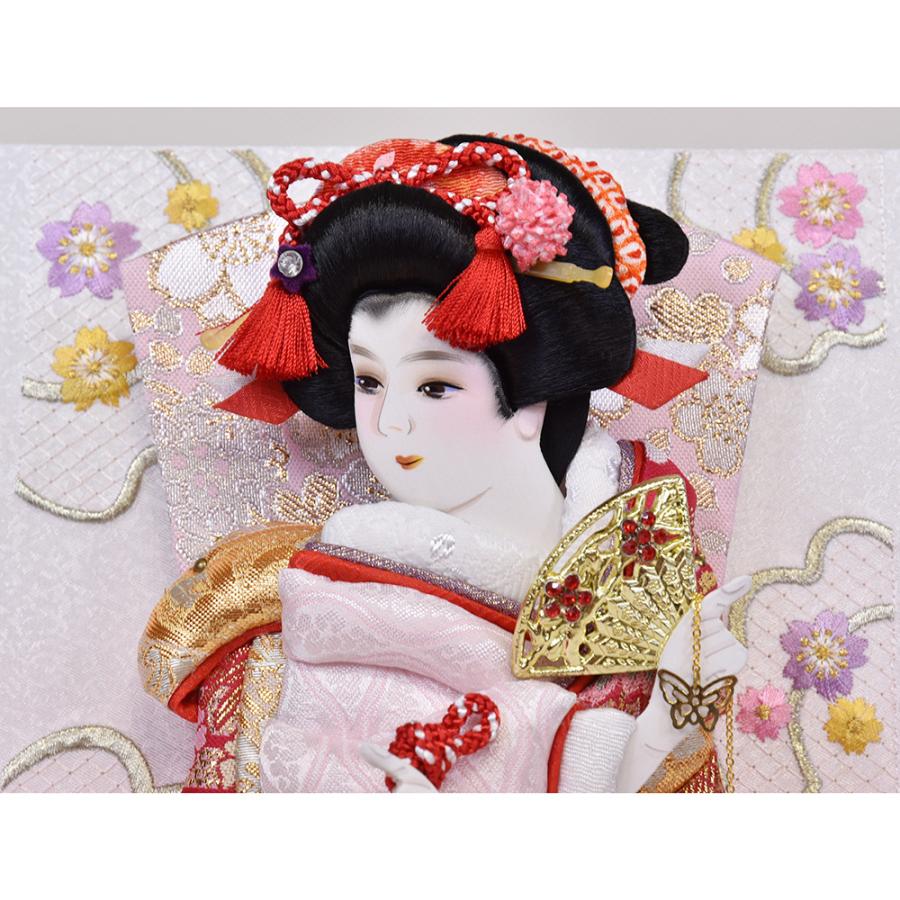 羽子板 お祝い ミニ 押絵羽子 選べる デザイン ガラス ケース飾り 横26