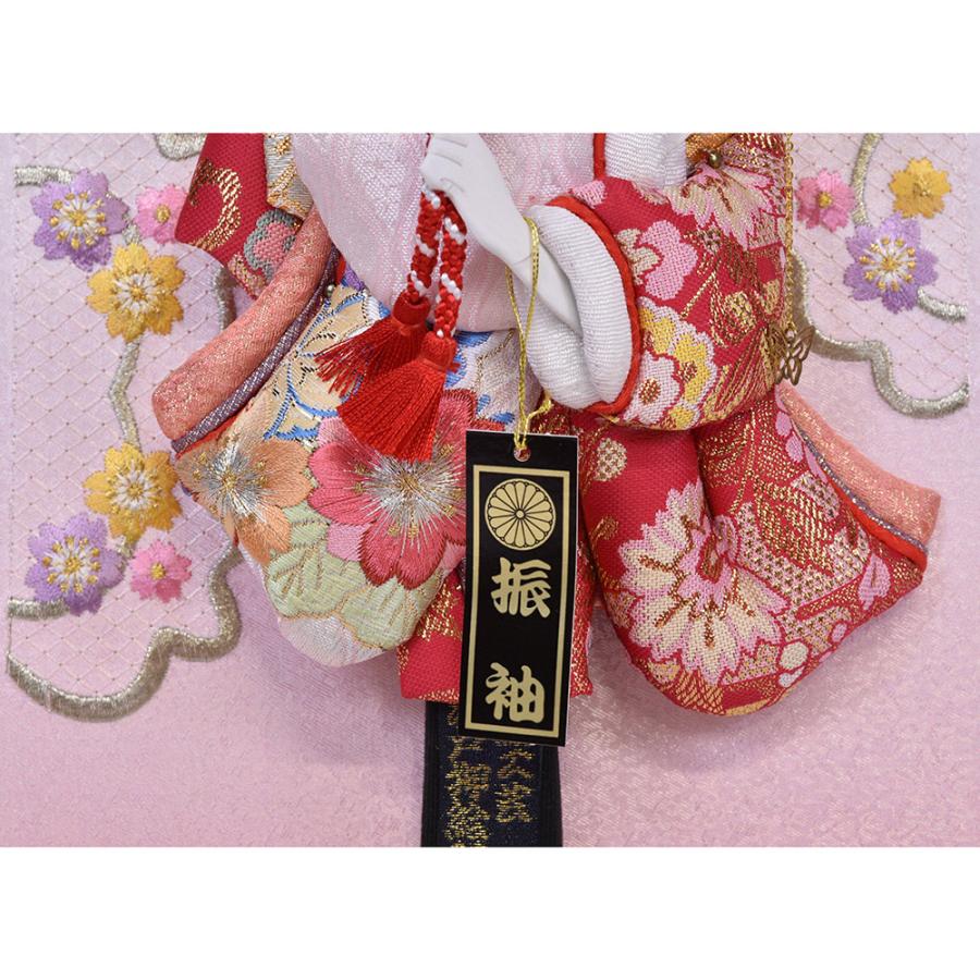 羽子板 お祝い ミニ 押絵羽子 選べる デザイン ガラス ケース飾り 横26