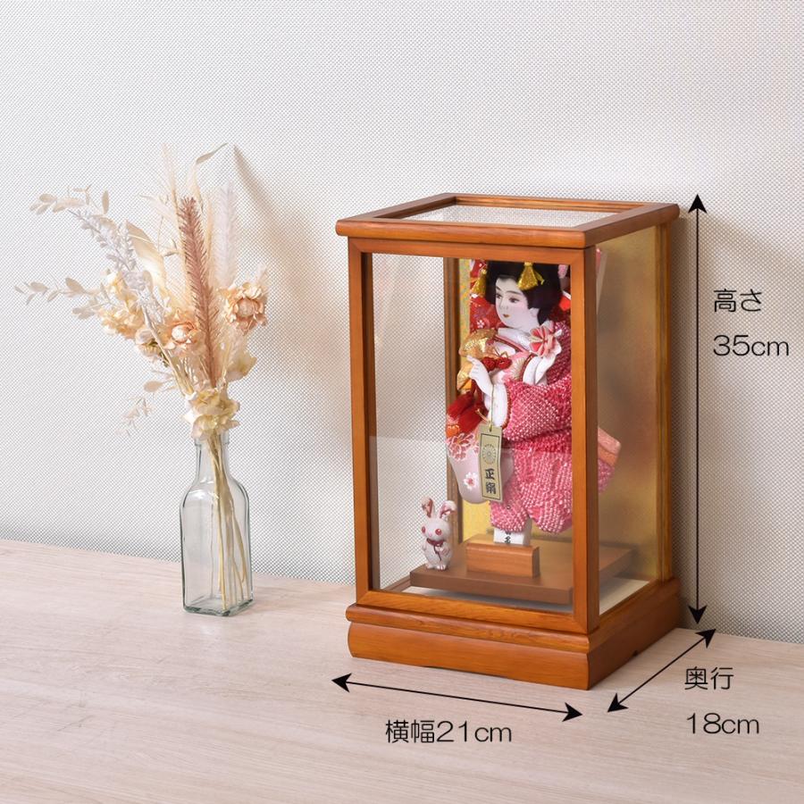 お正月飾り 羽子板ケース入り 正絹手作り