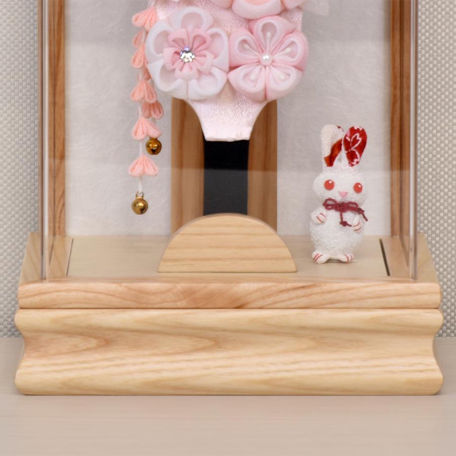 羽子板 コンパクト おしゃれ つまみ細工 ミニ ピンク 白 ベージュ