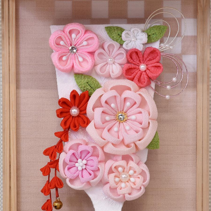【一点限り】正月飾り　羽子板　ケース飾り　壁掛け　H54 羽子板 お祝い 羽子板飾り 初正月飾り 15号 京小町 ケース飾り 木目
