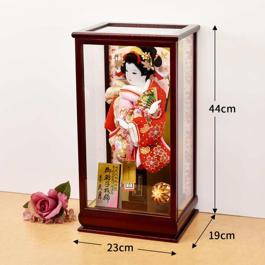 久月 羽子板 お祝い 初正月 羽子板飾り コンパクト ケース飾り