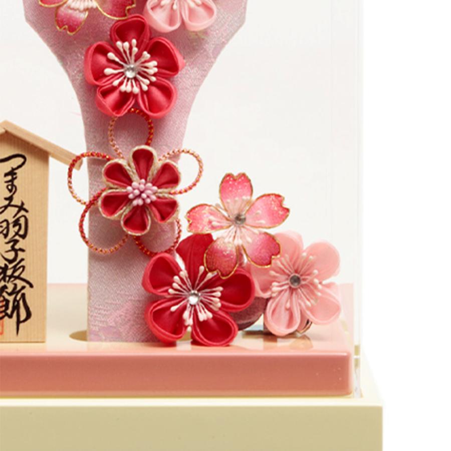 久月 羽子板 コンパクト サイズ お祝い つまみ細工 おしゃれ 選べる