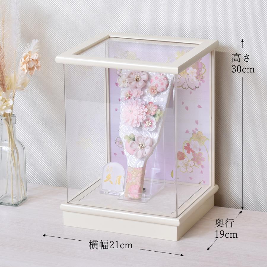 【一点限り】正月飾り　羽子板　ケース飾り　※閉店セール　H37 楽天市場】羽子板 コンパクト かわいい 初正月 ガラス ケース