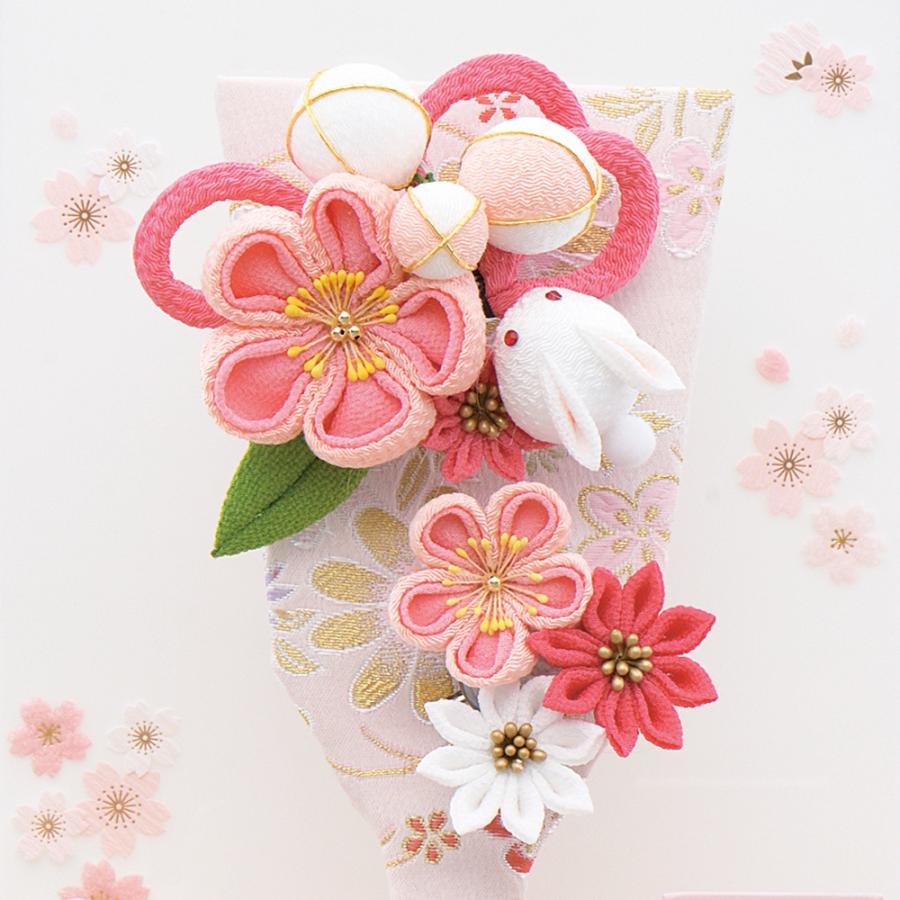 羽子板 お祝い ミニ おしゃれ 手作り 選べる つまみ細工 可愛い ピンク