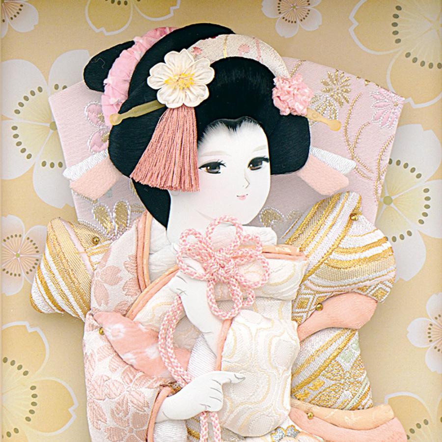 羽子板 お祝いミニ おしゃれ 手作り コンパクト 初正月 凛 無垢 9号