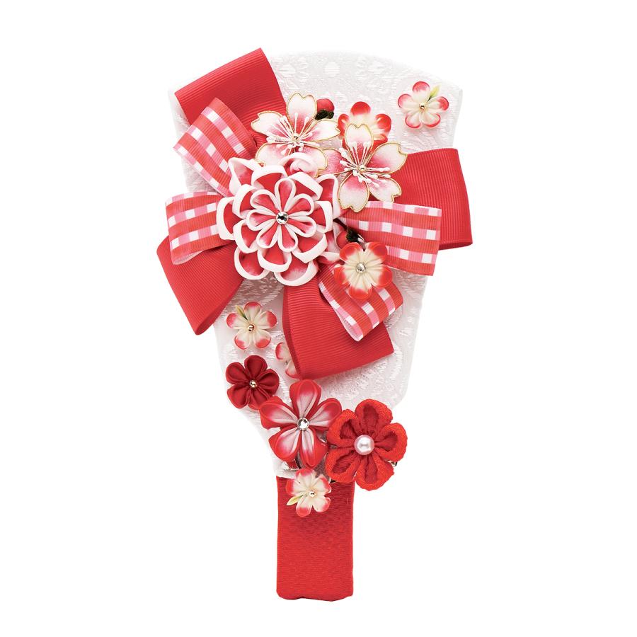 羽子板 単品 コンパクト かわいい おしゃれ 7号 (高さ約21cm) カンザシ