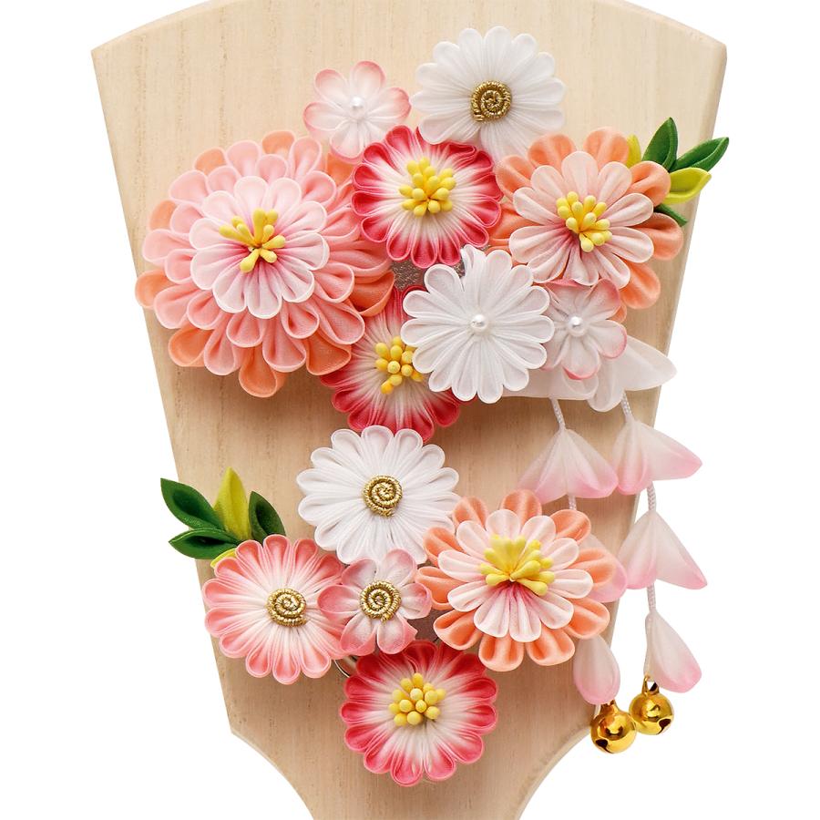 羽子板 単品 コンパクト かわいい おしゃれ 7号 (高さ約21cm) カンザシ