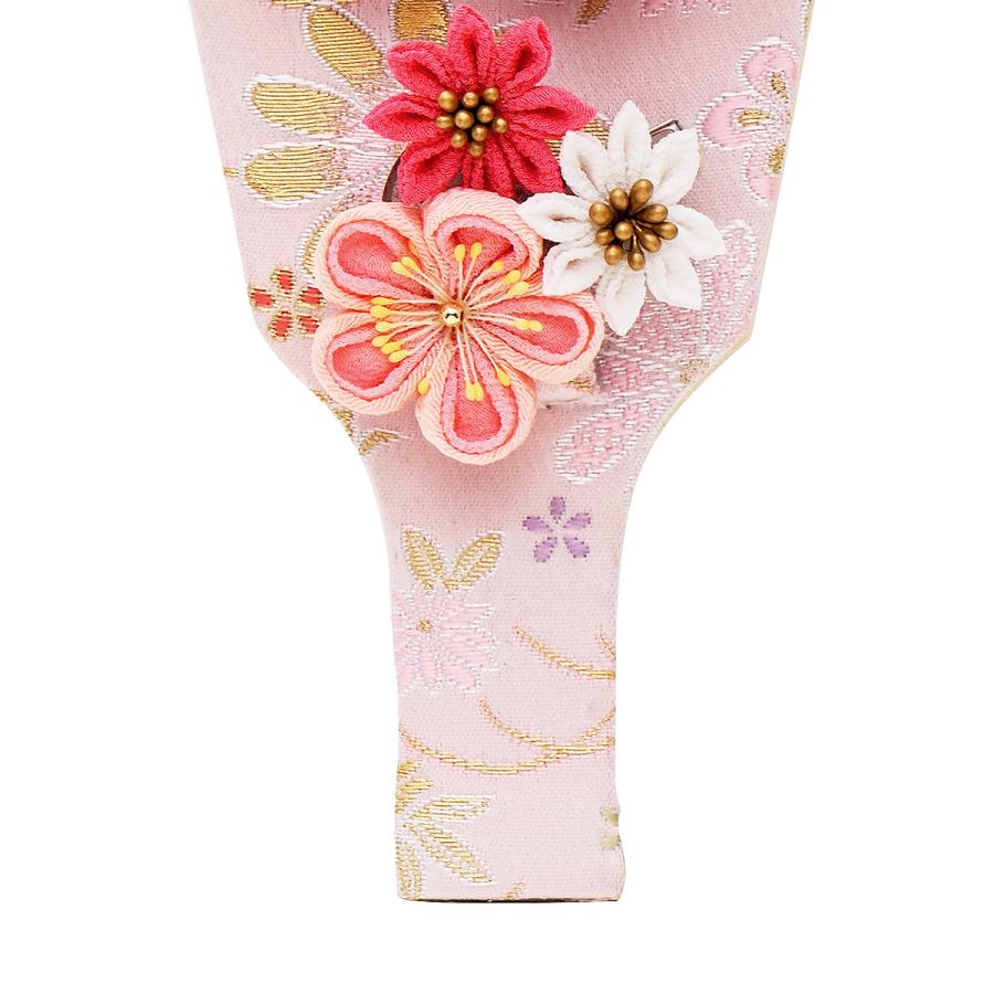 羽子板 単品 コンパクト かわいい おしゃれ 7号 (高さ約21cm) カンザシ
