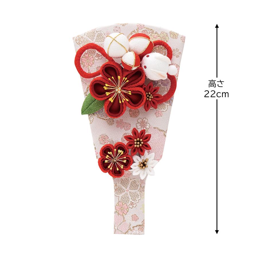 羽子板 単品 コンパクト かわいい おしゃれ 7号 (高さ約21cm) カンザシ