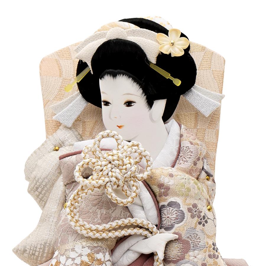 羽子板 単品 コンパクト かわいい おしゃれ 7号 (高さ約21cm) 初正月飾り モダン ミニ 羽子板飾り 振袖 金彩 美月 k-8 2026_2