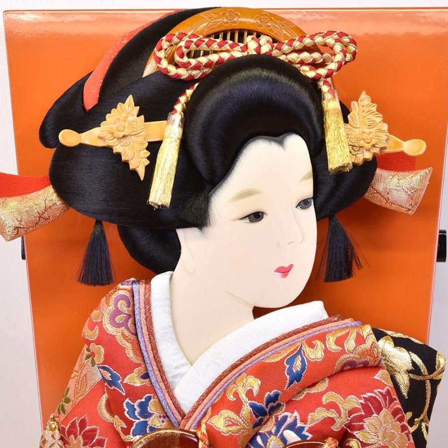 羽子板 ケース飾り 選べる8種類 黒 ケース 20号 お祝い 小町 浅妻 藤娘