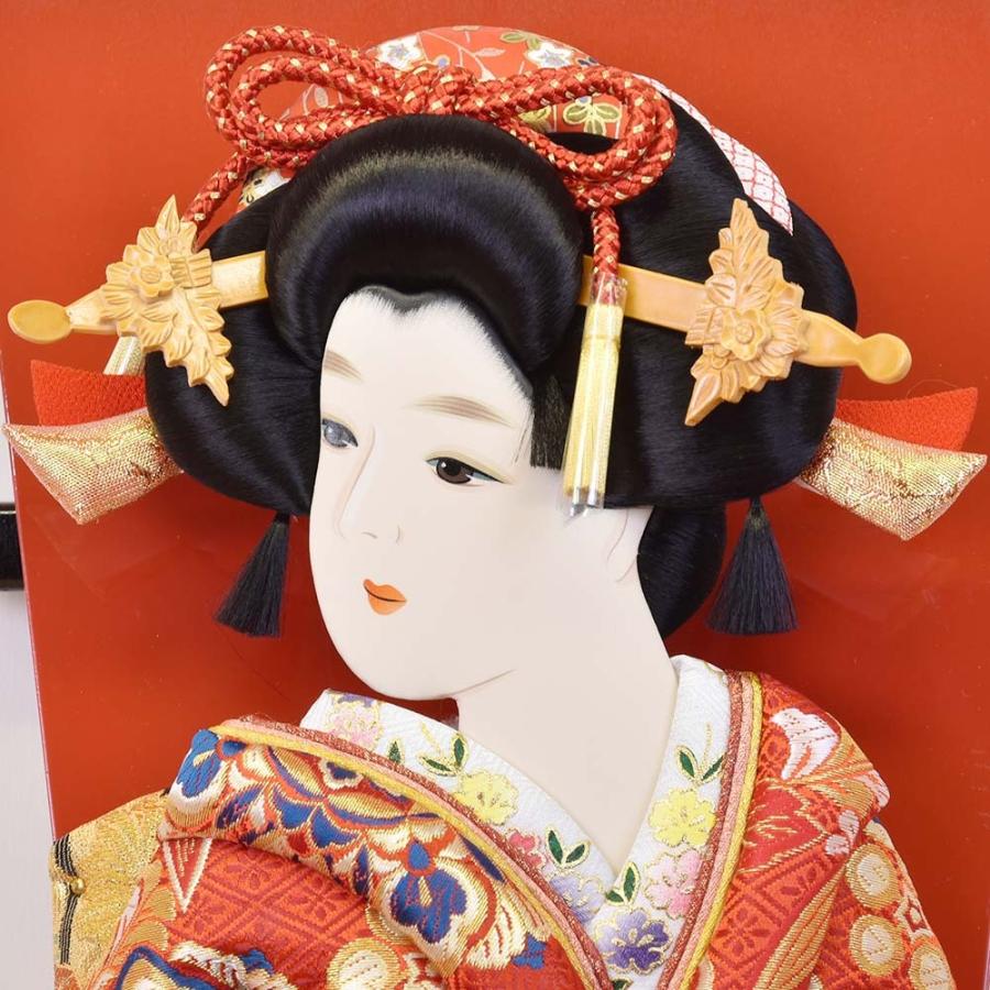 羽子板 ケース飾り 選べる8種類 黒 ケース 20号 お祝い 小町 浅妻 藤娘