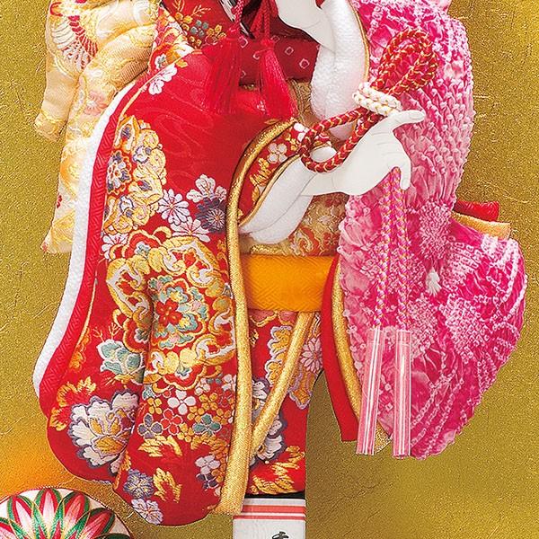 羽子板 正月 振袖 お祝い 羽子板飾り 初正月飾り 15号 春日ガラス
