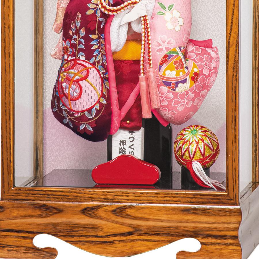 【一点限り】正月飾り　羽子板　ケース飾り　H64 楽天市場】羽子板 初正月 ケース飾り 羽子板 初正月 平安義正作 9号 黒