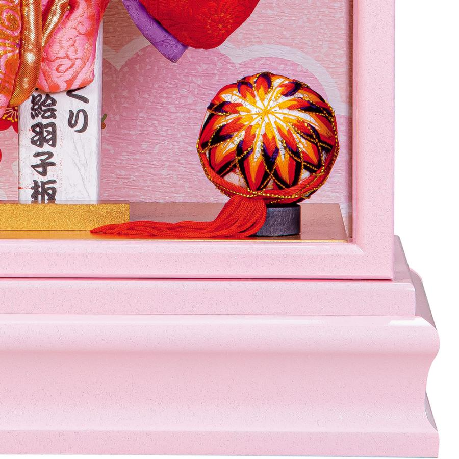 羽子板 コンパクト お祝い 羽子板飾り 初正月飾り 10号 春の夢 ケース