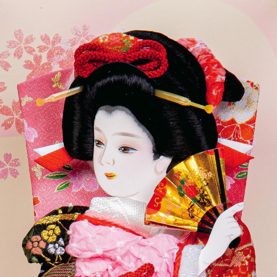 羽子板 コンパクト 白木 お祝い 羽子板飾り 初正月飾り 10号 小春