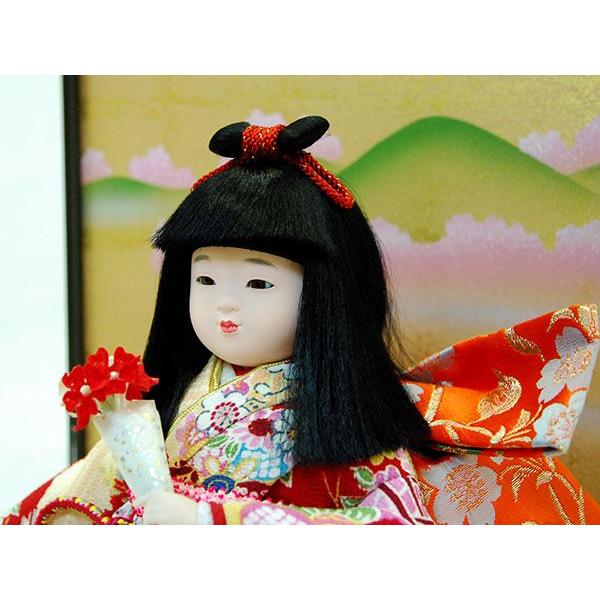 市松人形 ガラスケース入り