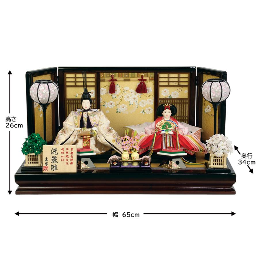 雛人形セット ひな祭り 補足写真 その9 官女の2