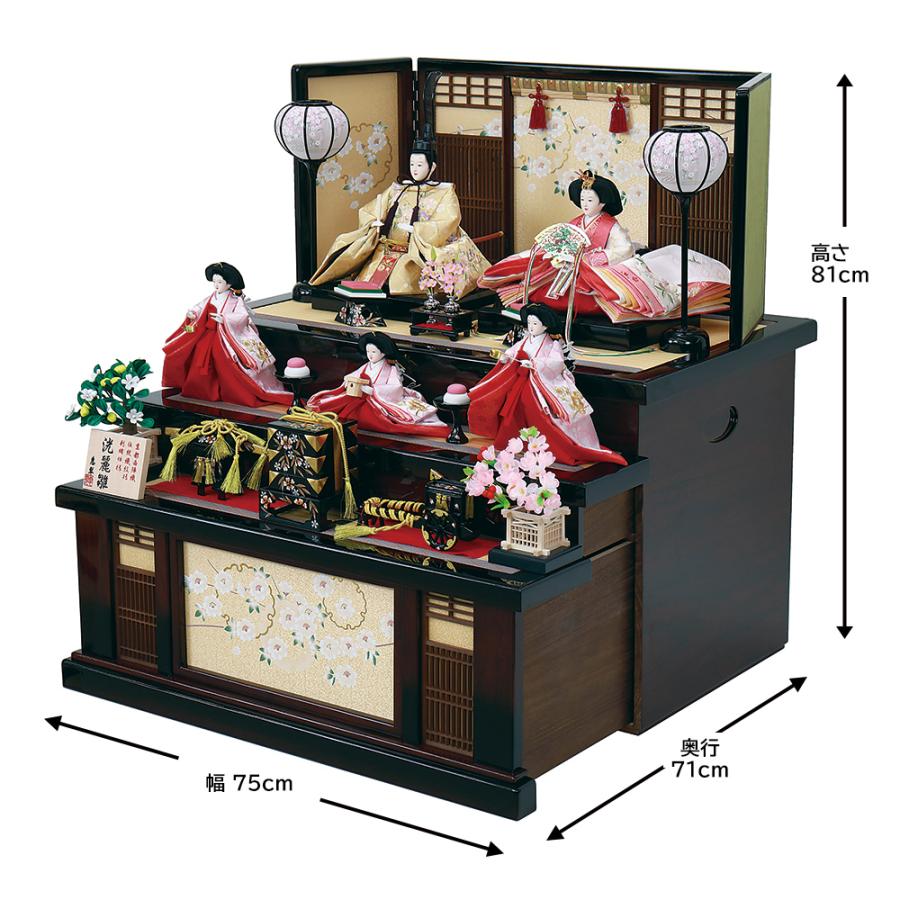 五月人形 3段飾り☆大幅値下げ！！！ 楽天市場】五月人形兜三段飾り 105 御着用 竹雀之兜 【五月人形