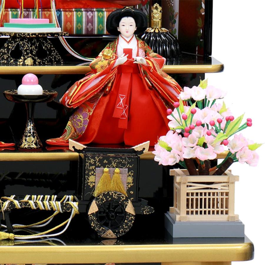 【新登場】 雛人形 ひな人形 お祝い 三段飾り 3段飾り 五人飾り 5人飾り おしゃれ かわいい おしゃれ 可愛い 【FKP1778257840】(63063円)