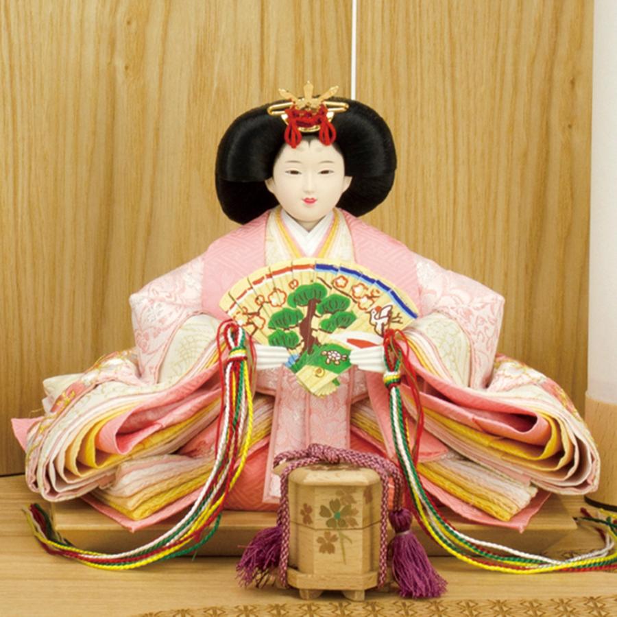 雛人形 コンパクト おしゃれ お祝い ひな人形 平飾り 親王飾り 二人