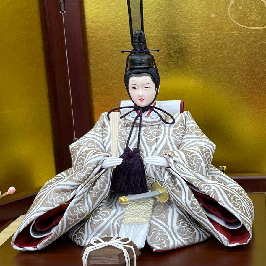 雛人形平飾セット、オルゴール内蔵写真立て付き 【公式通販】