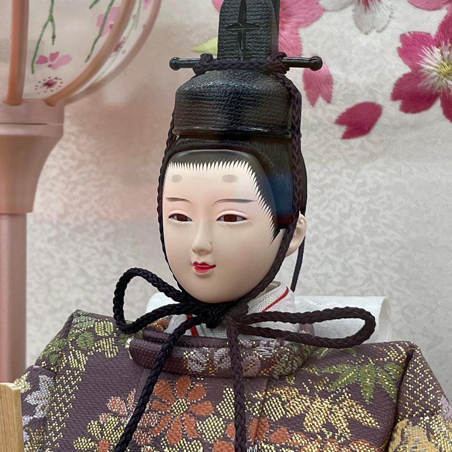 雛人形 コンパクト おしゃれ お祝い ひな人形 ケース飾り 親王飾り 小三五 アクリル 木目 刺繍 かわいい 可愛い モダン 2026 3300-71-015