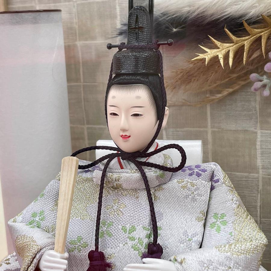雛人形 コンパクト おしゃれ お祝い ひな人形 ケース飾り 親王飾り 小