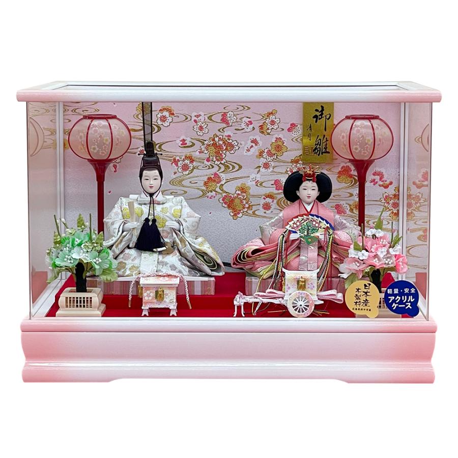 ❤週末お値下げ❤未使用品★雛人形　ケース飾り 雛人形 ケース飾り - 恵月人形本舗