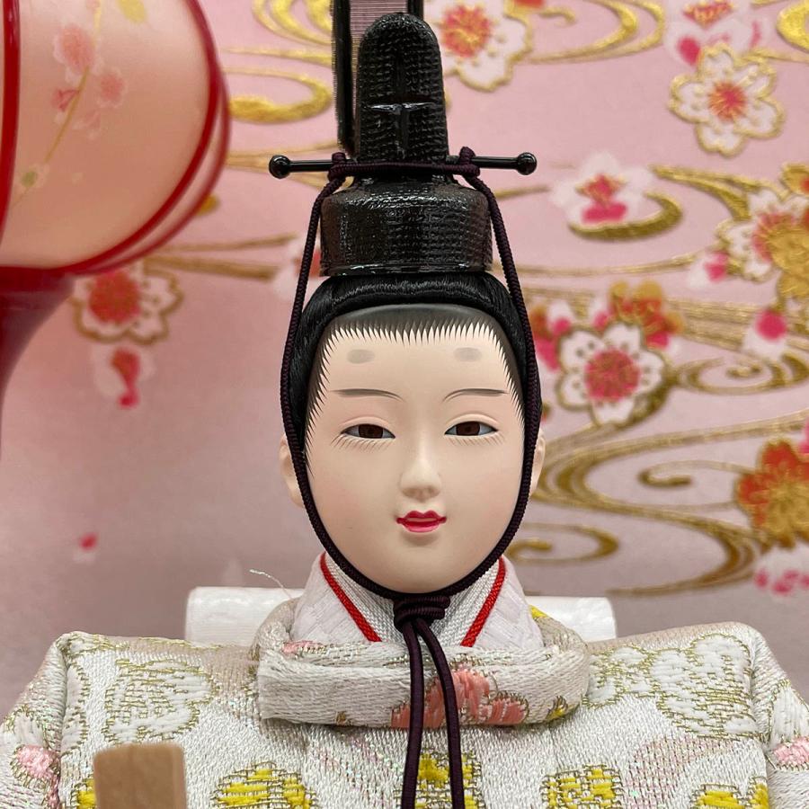 新品未使用　雛人形 コンパクト おしゃれ ひな人形 アクリル ケース飾り 親王飾 雛人形 コンパクト ミニ 選べる ケース飾り Wオーク 彩色LG塗 アクリル