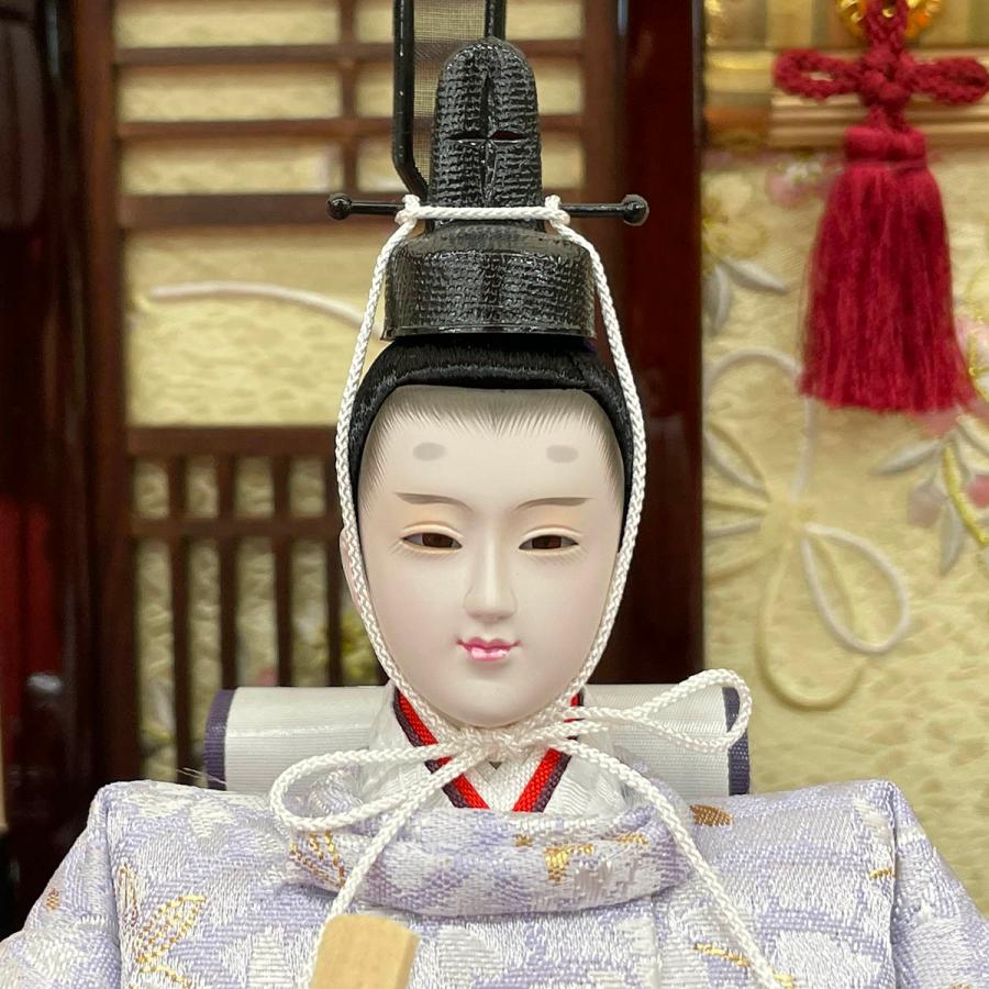 雛人形 お祝い ひな人形 平飾り 親王飾り 2人飾り 二人飾り 芥子 三曲